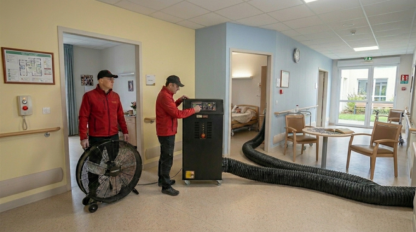 Traitement punaises de lit Chambre EHPAD Orvault Loire-Atlantique - Traitement Punaises EHPAD - Établissement d'Orvault