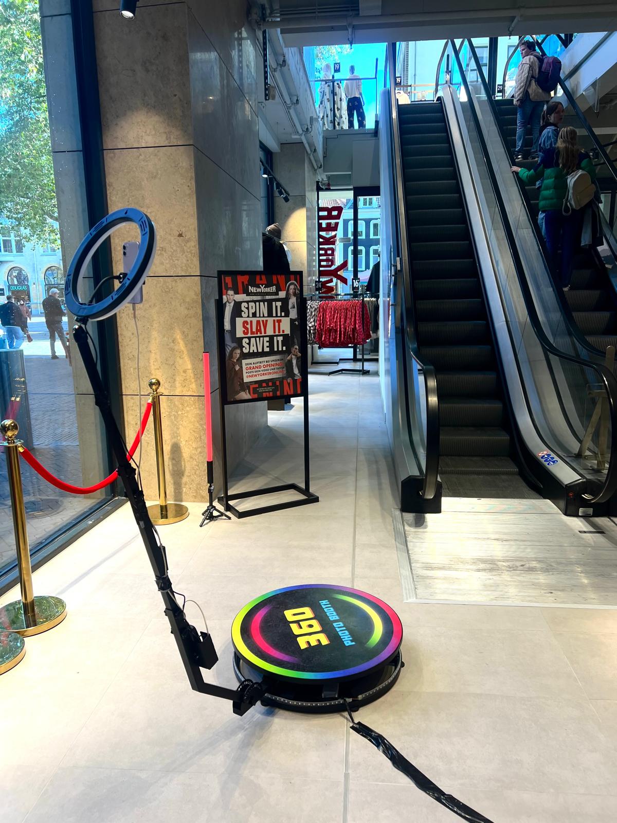 360° Video Booth bei New Yorker Grand Opening