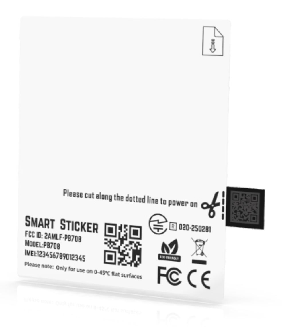 SS100 Smart Sticker - Ultra-thin cellular tracking label
