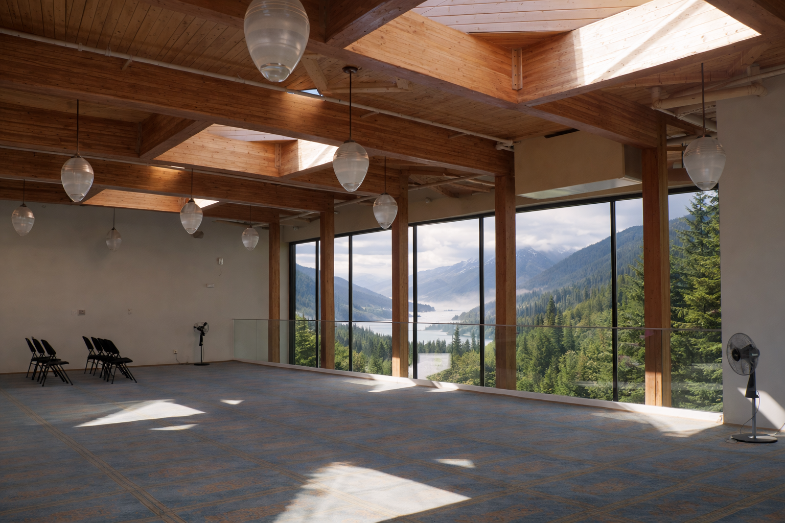 Reverence Pavilion interior