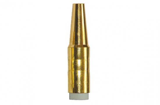 Brass MIG Nozzle Slim Taper Profile