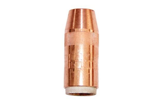 Copper MIG Nozzle with Knurled Grip
