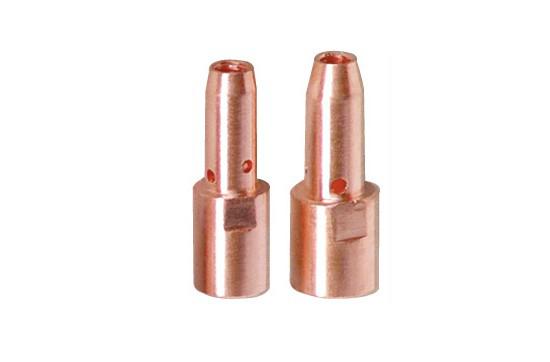 Copper Spot Welding Electrode Tips with Gas Ports 2pk
