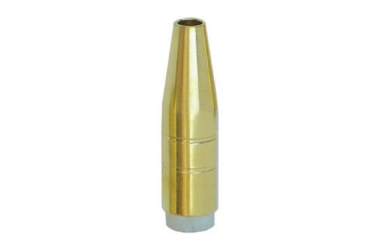 Brass MIG Nozzle Tapered Extended with Insulator