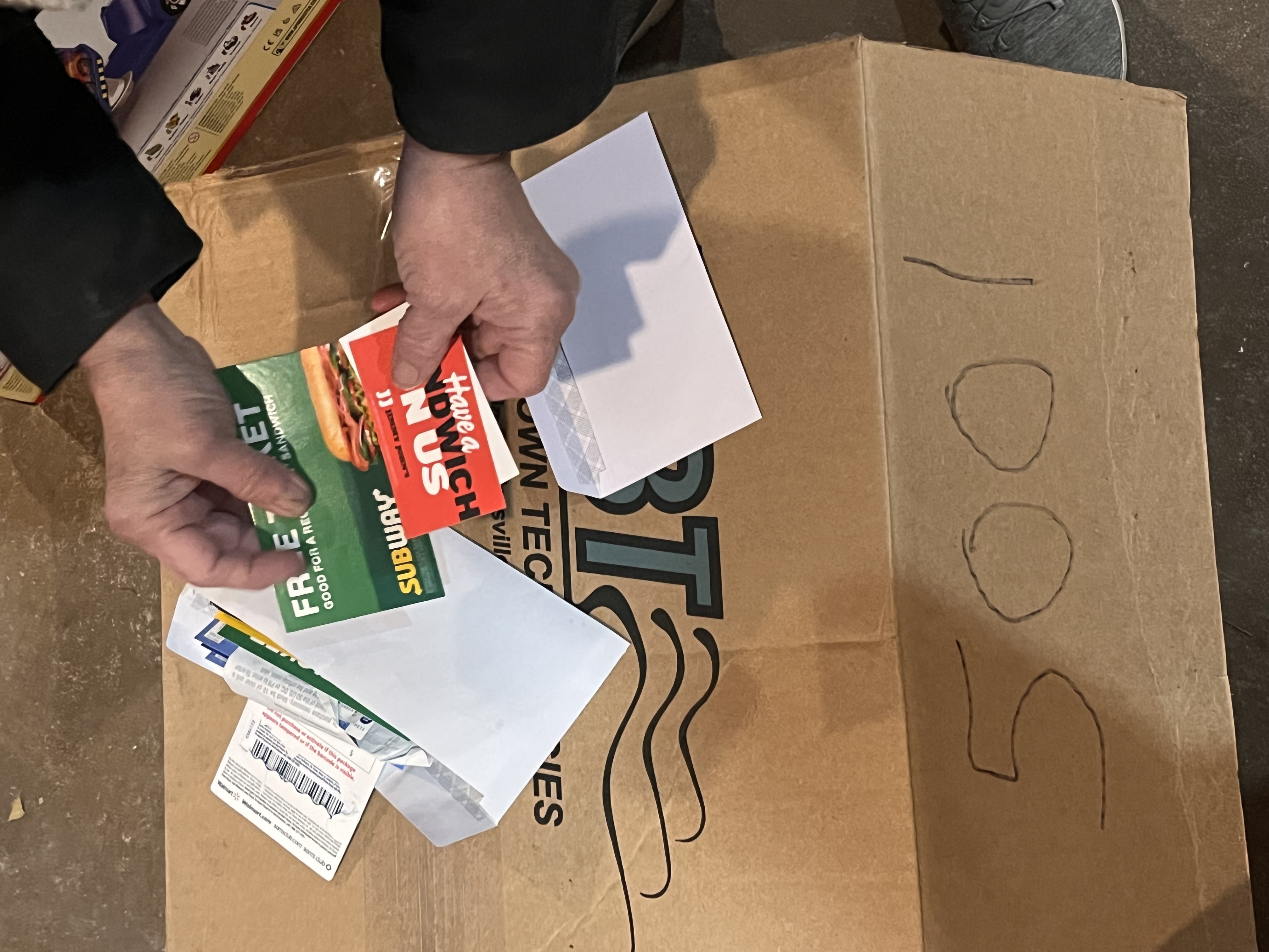 Gift cards and extras for families