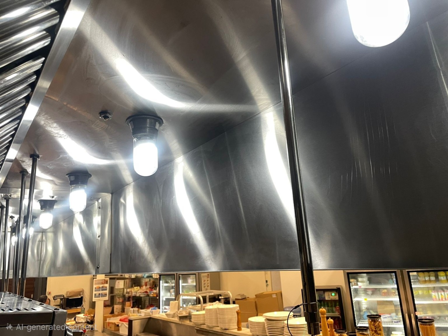 Kitchen service area