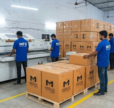 Quality packing of modular office workstations for safe Pan-India delivery