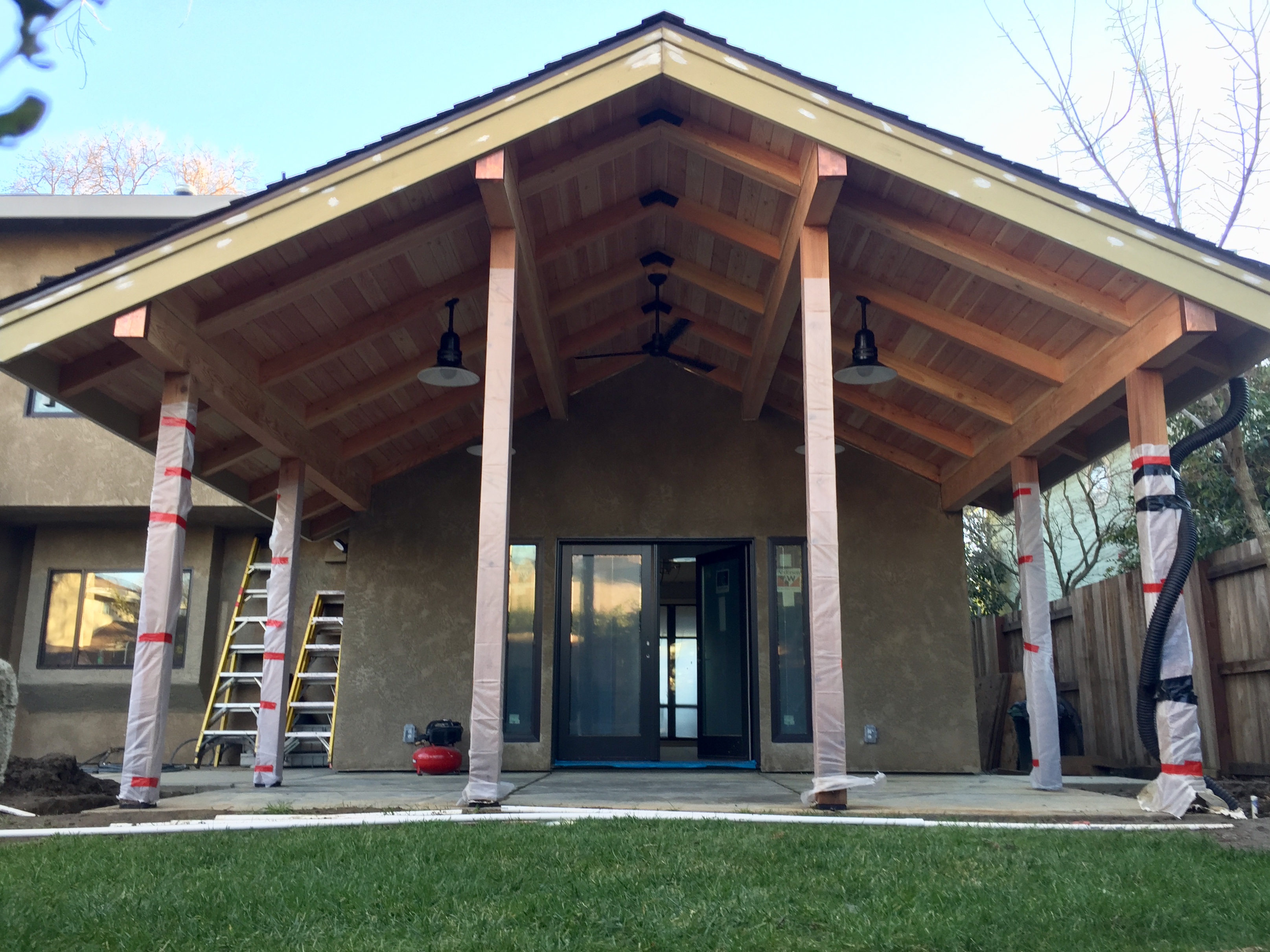 Covered Entry Construction - General Construction project in Colfax, CA by Monument Construction