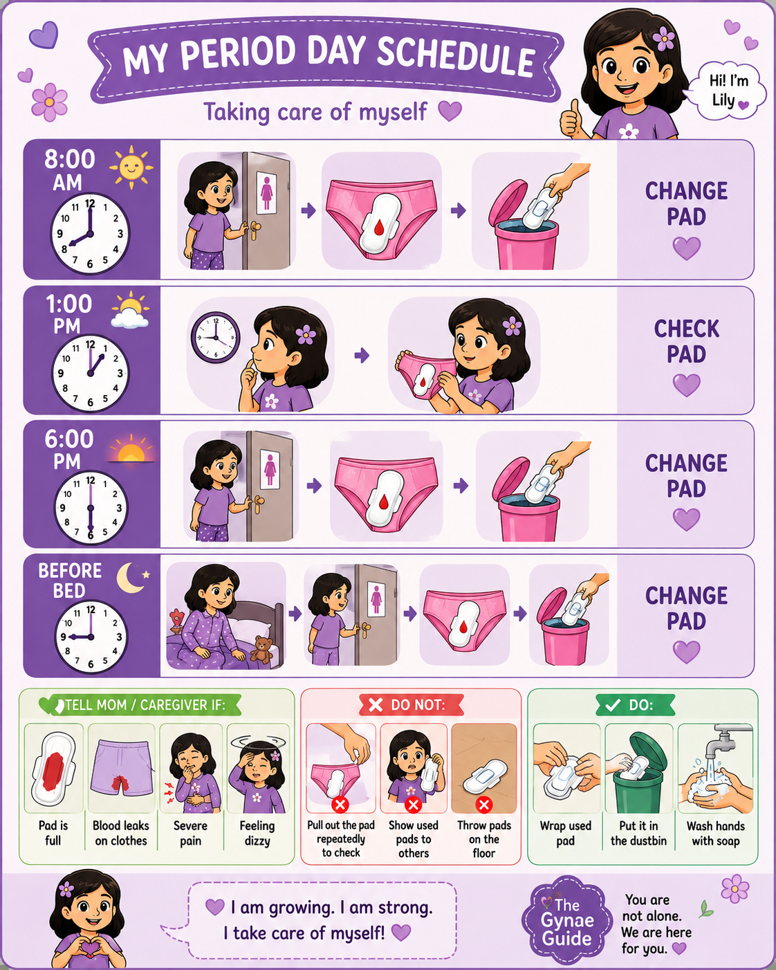 My Period Day Schedule