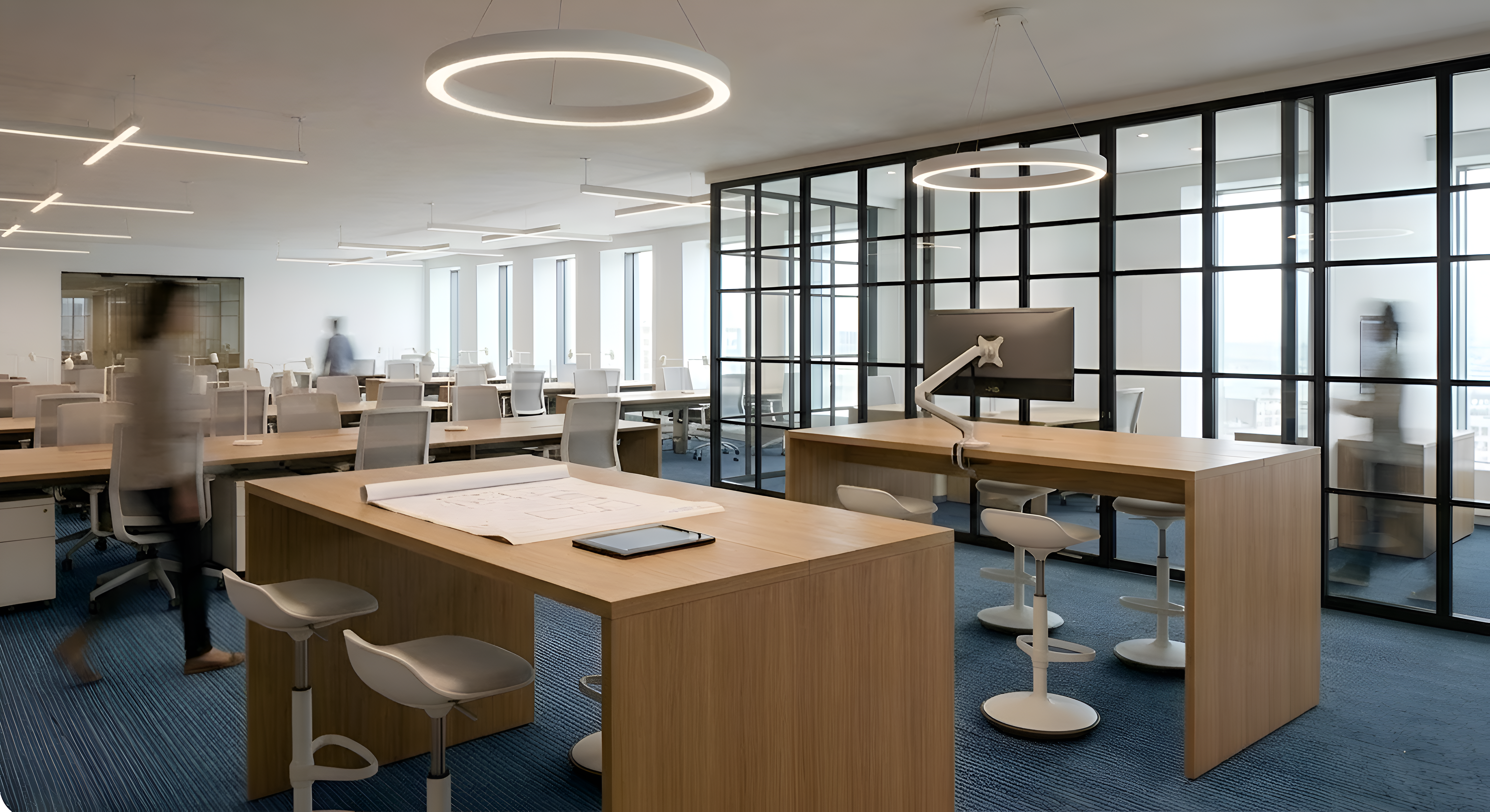 WorkHub - Premium Co-working Launch - Office furniture installation photo 4 by Ezeefit Mumbai