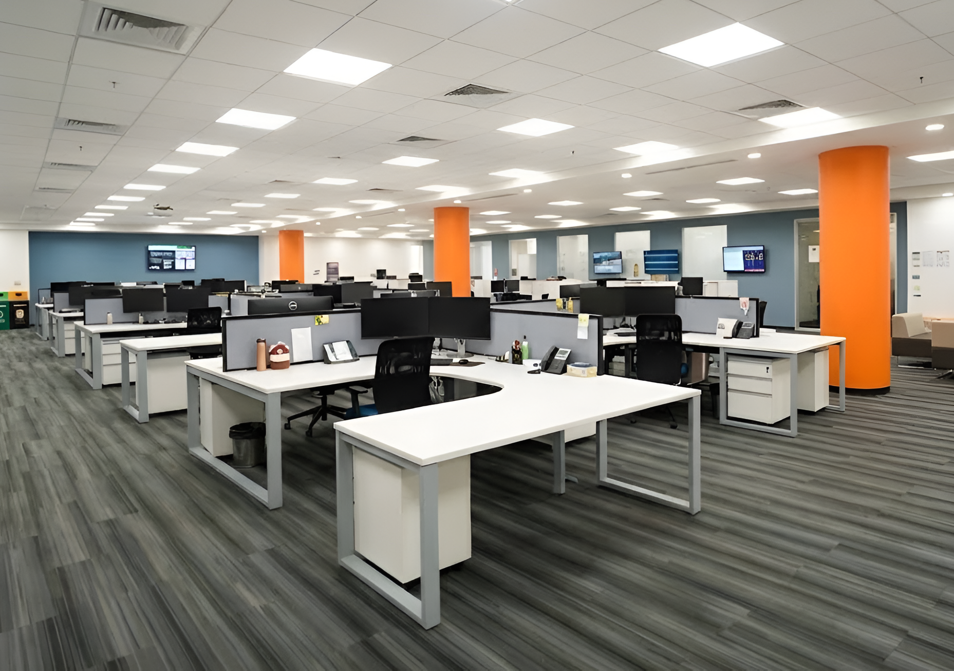 National Bank HQ - Executive Floor Renovation - Office furniture installation photo 5 by Ezeefit Mumbai