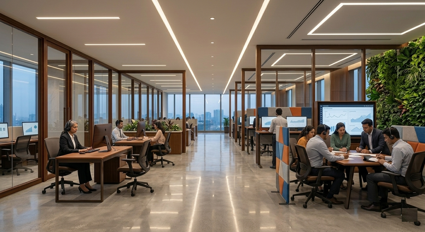 Banking, Finance & Insurance — modular office workstations and corporate office interior furniture by Ezeefit, manufacturer in Mumbai