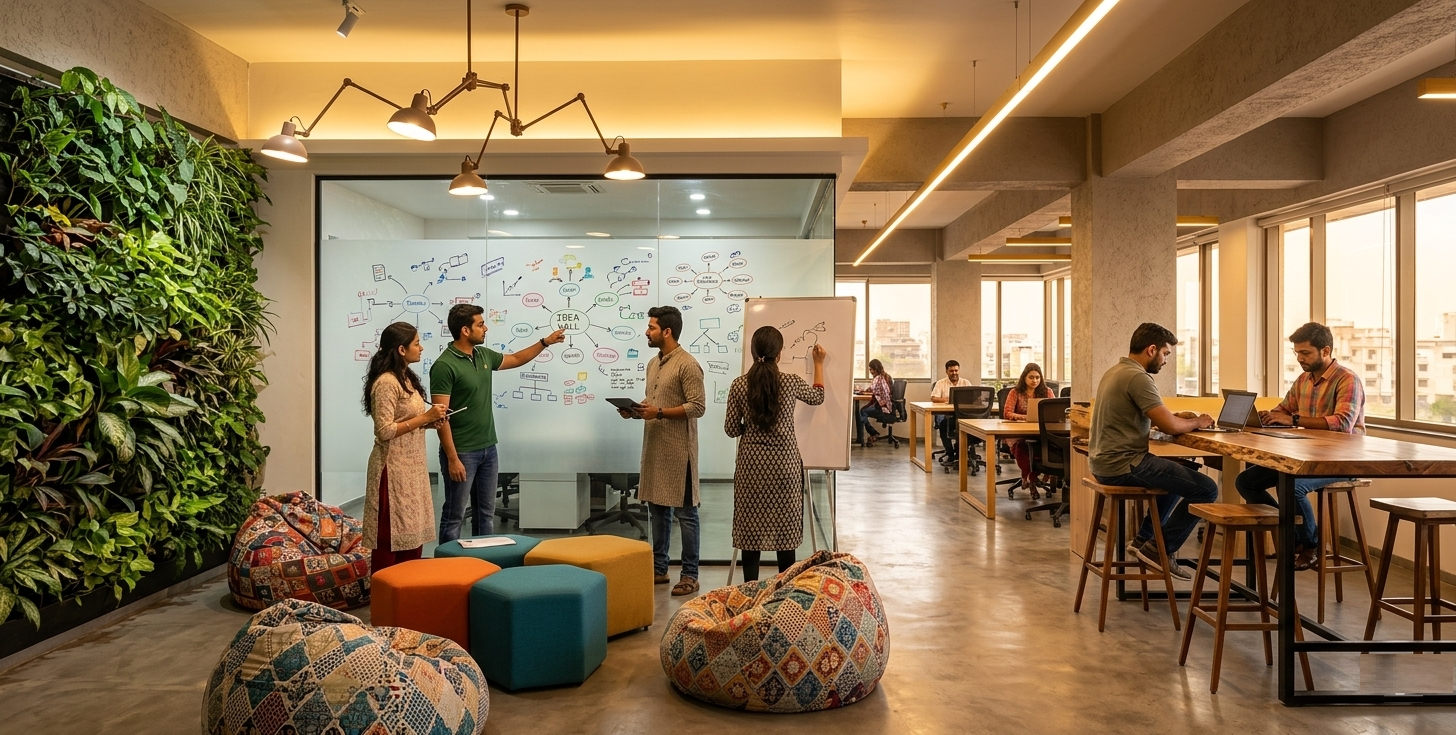 Startup — modular office workstations and corporate office interior furniture by Ezeefit, manufacturer in Mumbai