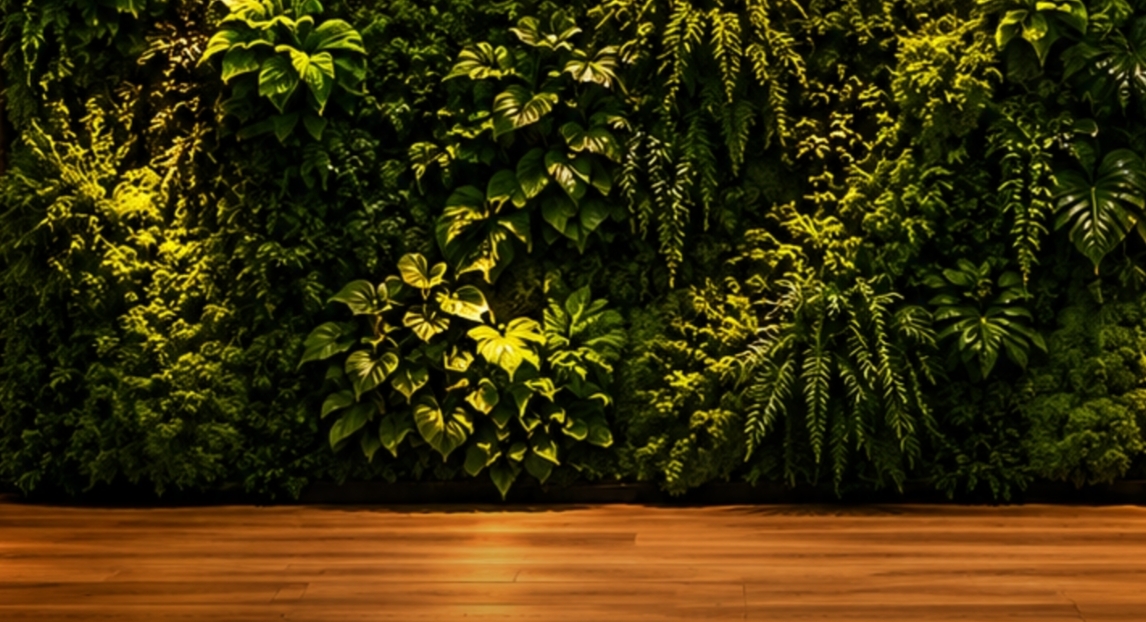 Groene plantenwand