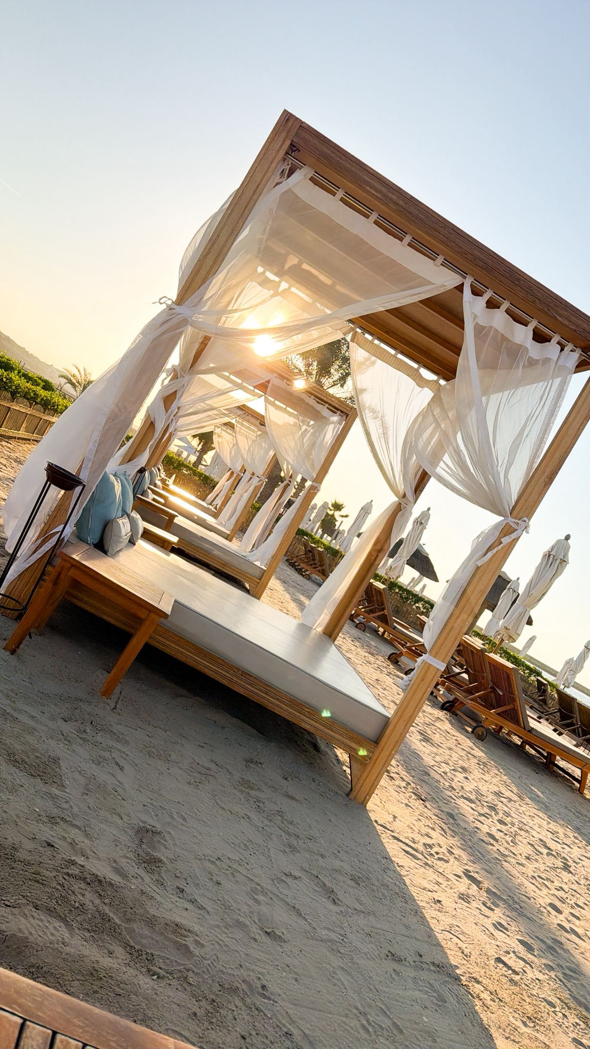 Beachside Daybed at Golden Hour - Travel content by Elevate UGC