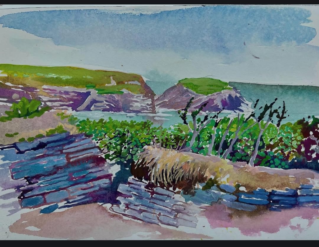 Coastal Watercolour