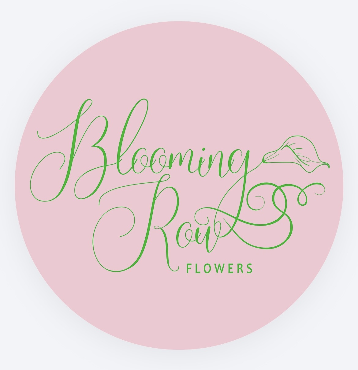 Blooming Row Flowers