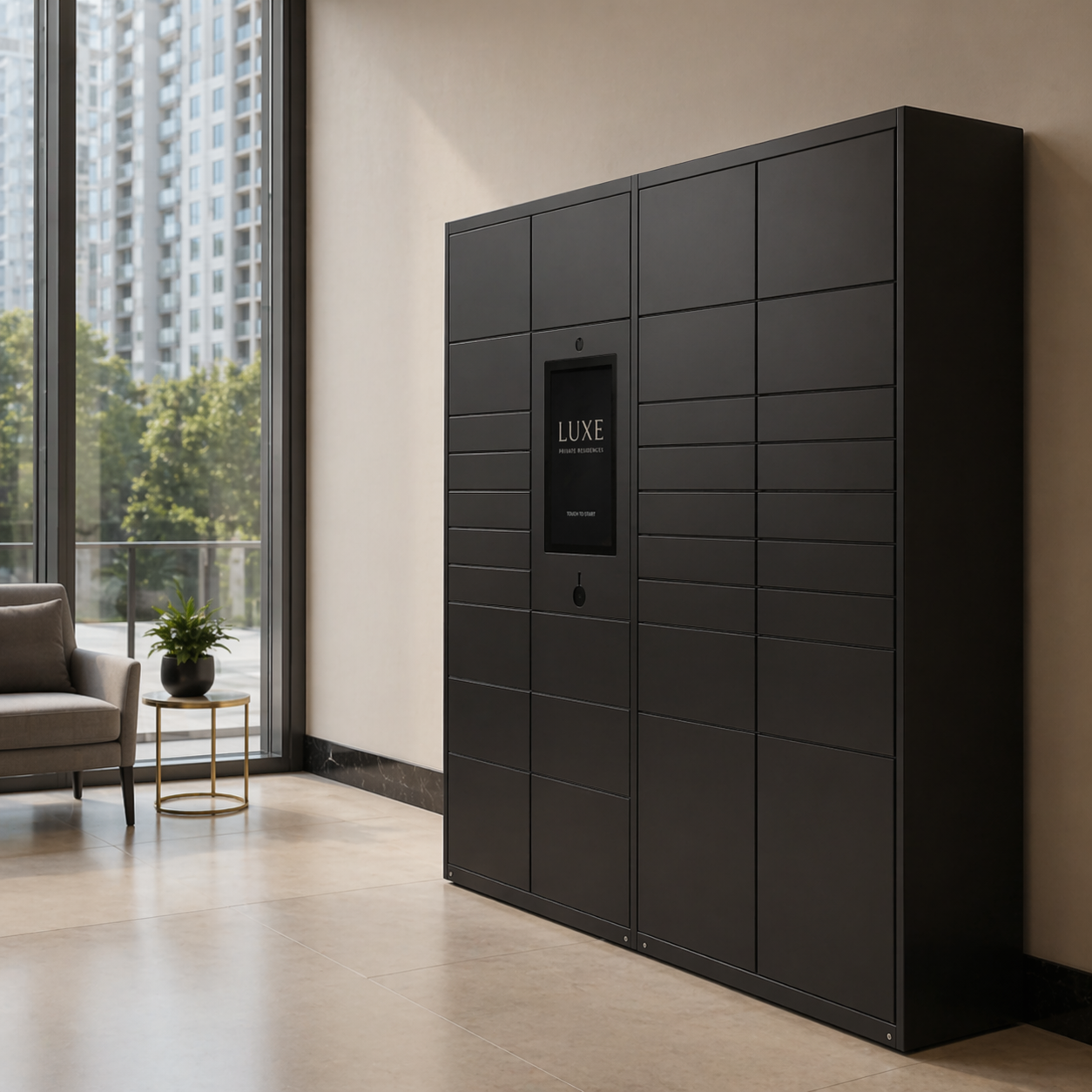 Parcel & smart lockers