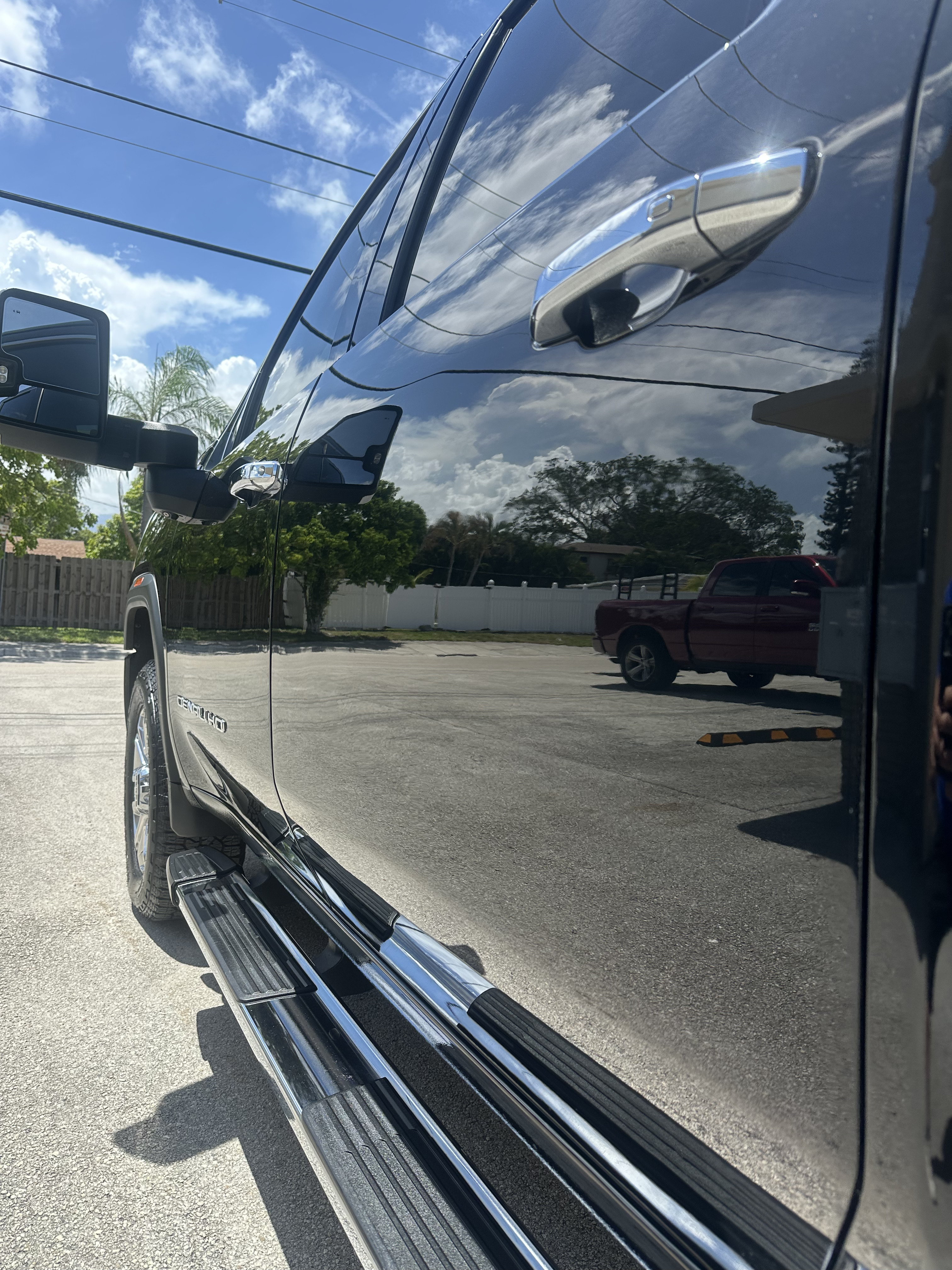 Black GMC Denali Detailing