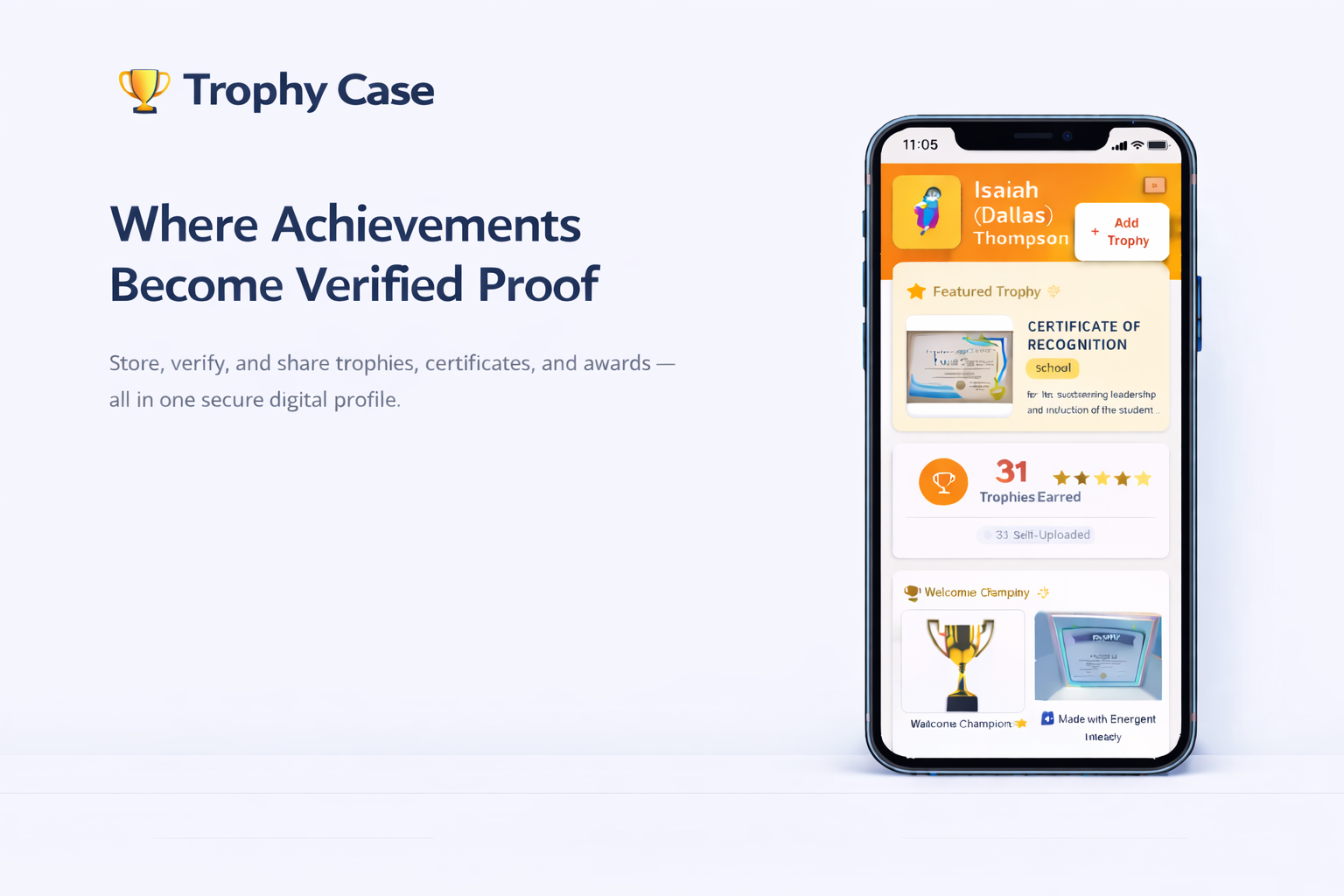 Trophy Case - Where Achievements Become Verified Proof