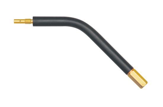 GM Premium MIG Gun Swan Neck 45° Curved with Brass Fittings