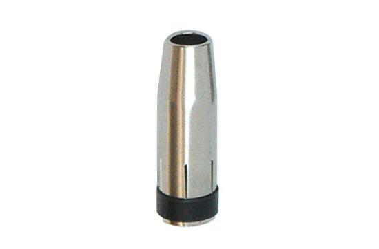GM Premium Chrome MIG Nozzle Tapered with Black Insulator