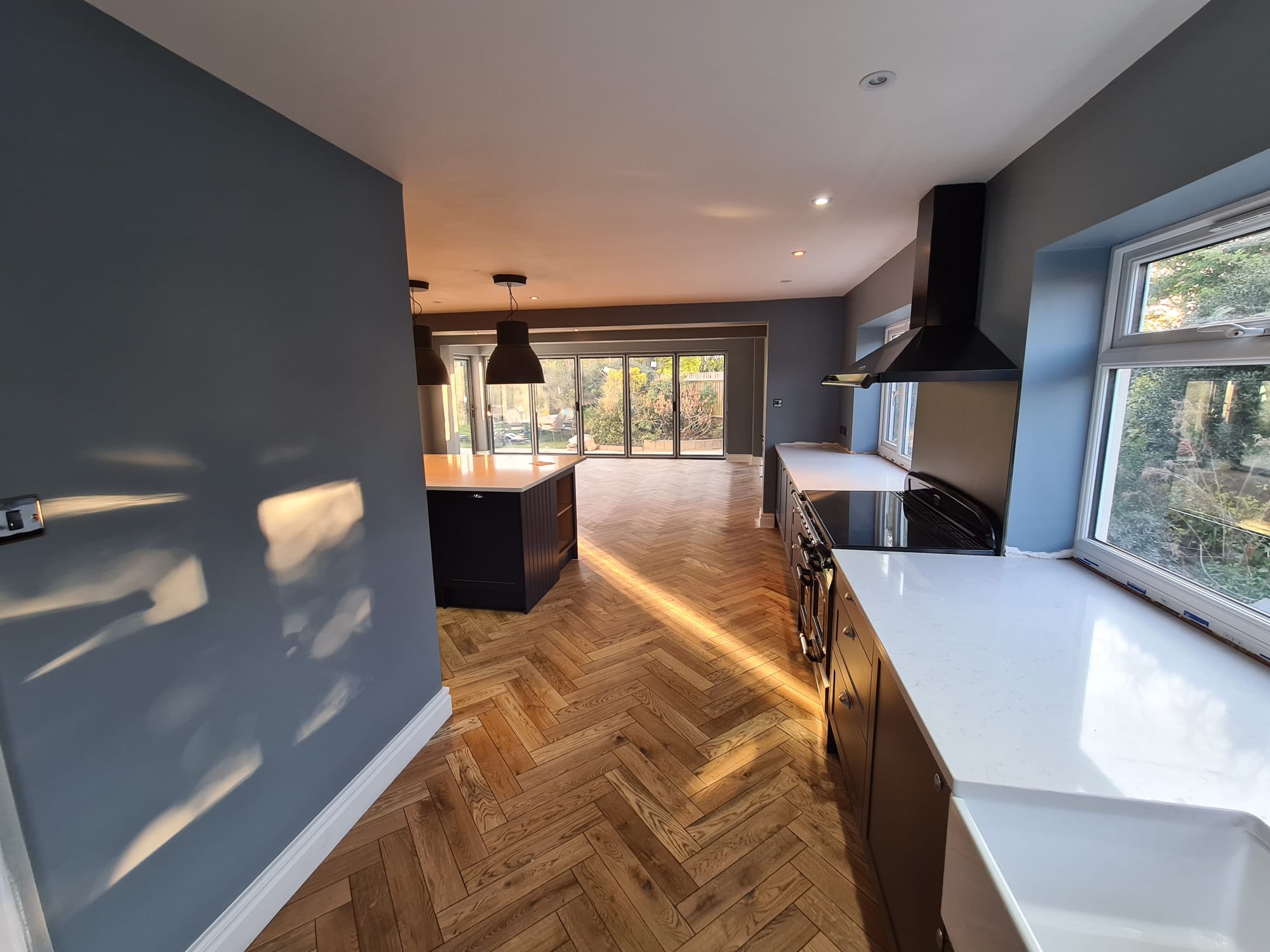 Richmond Kitchen Extension — Island & Bifold Doors
