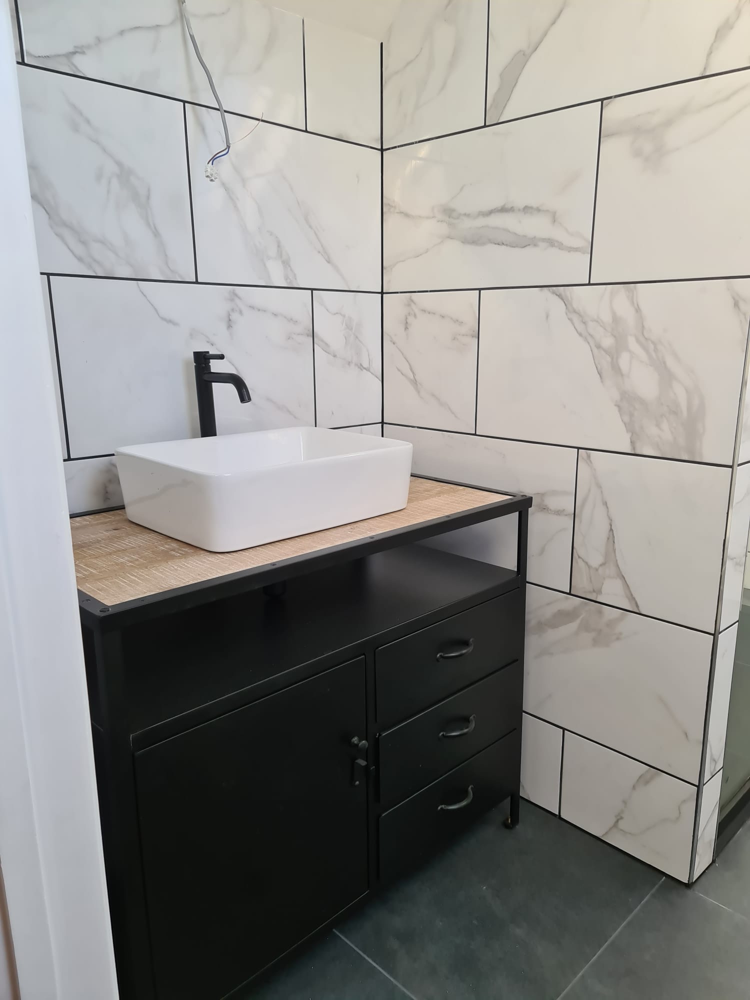 Richmond Loft Ensuite — Industrial Vanity