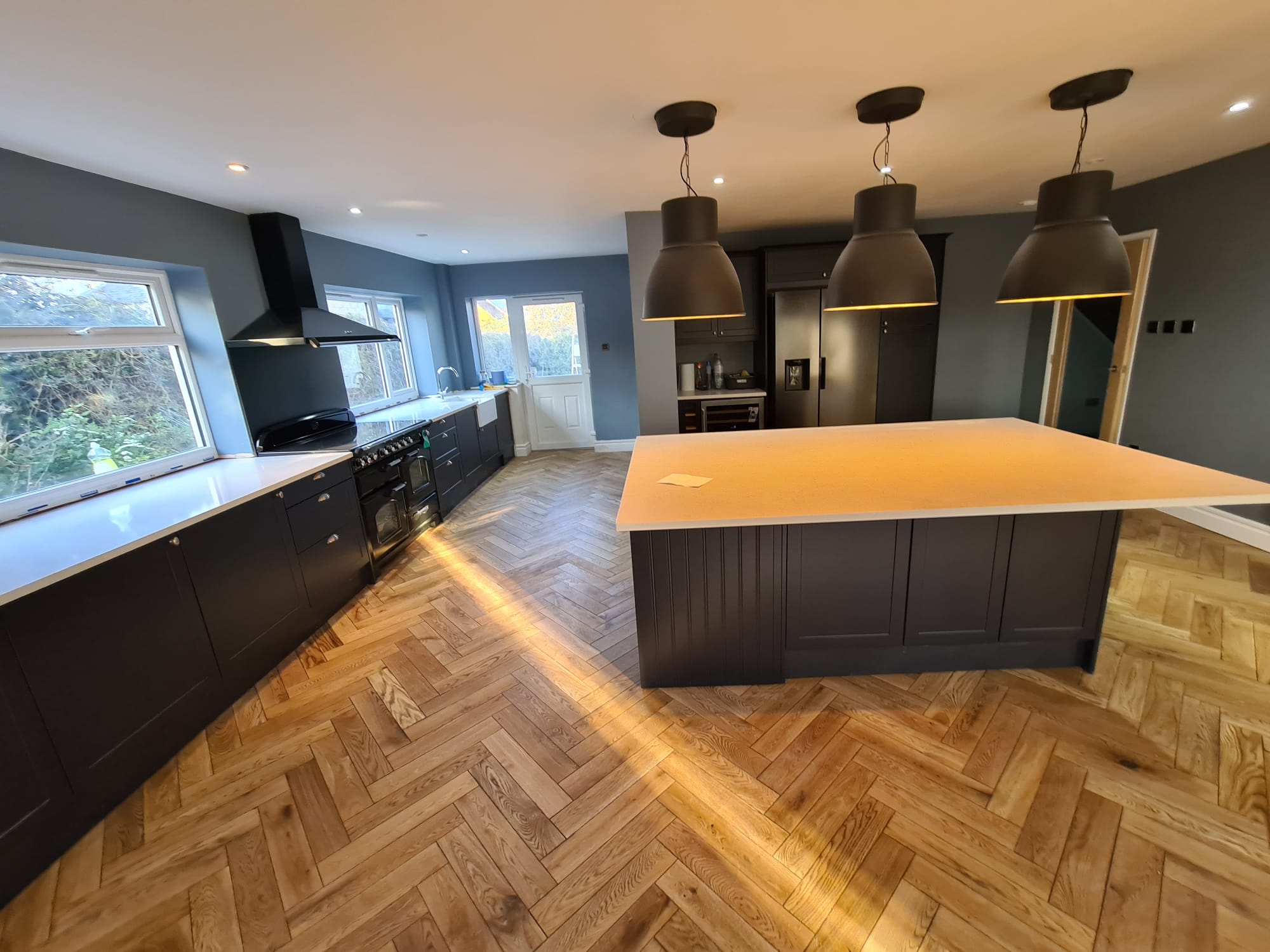 Richmond Kitchen — Range & Window Wall