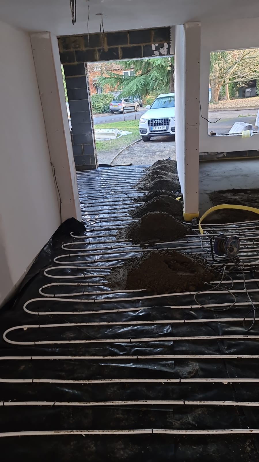 Wet Underfloor Heating Install