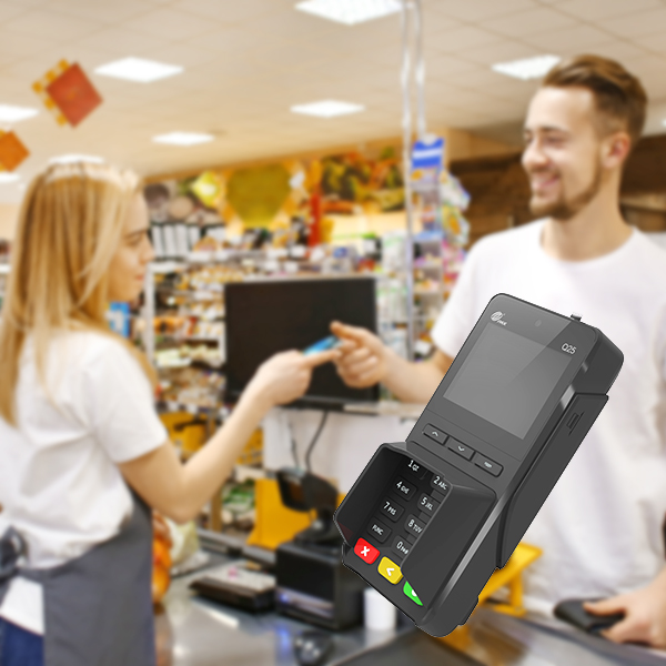 Convenience store POS payment terminal