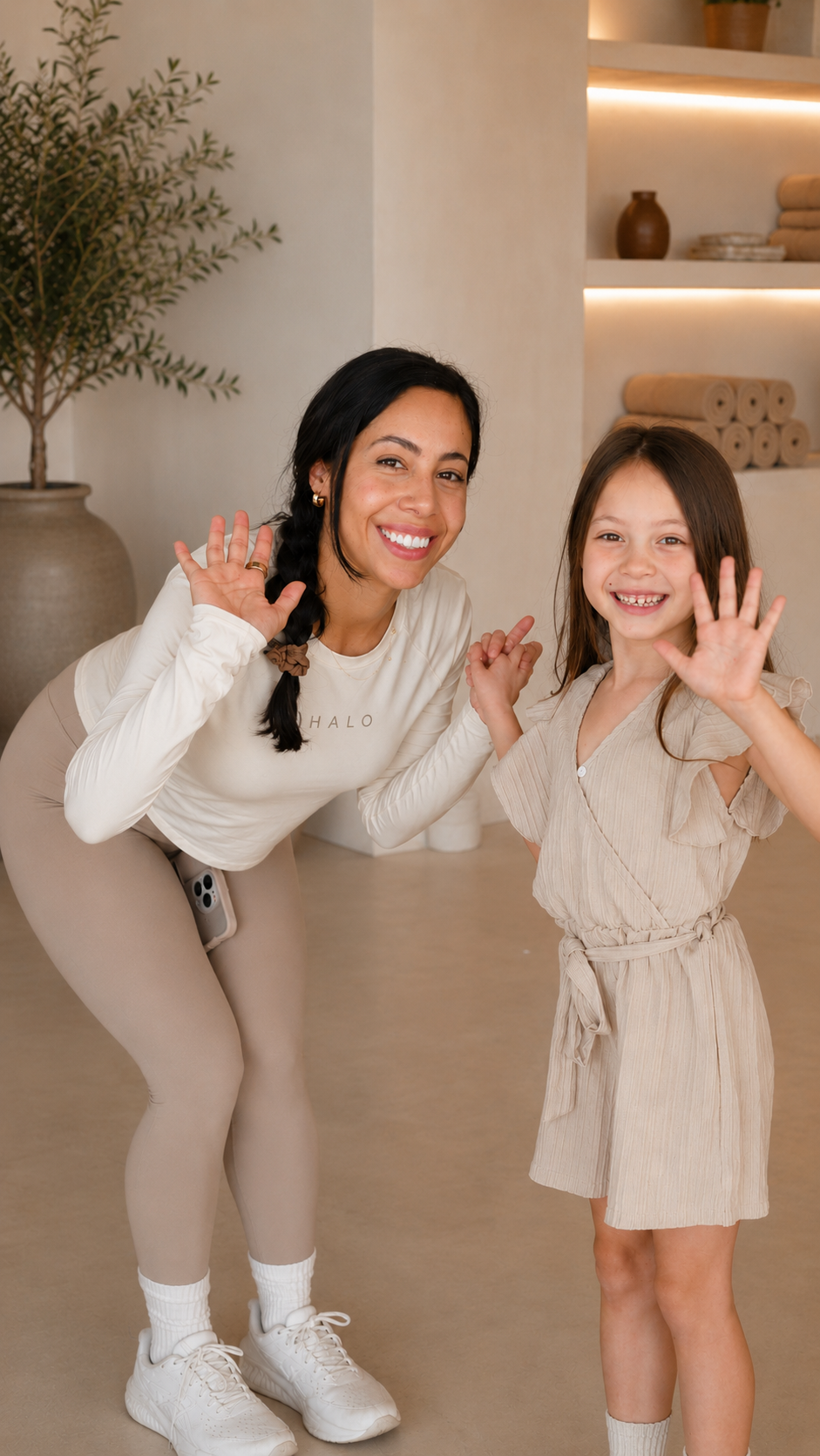 Founder with her daughter — co-creators of HALO For Movement