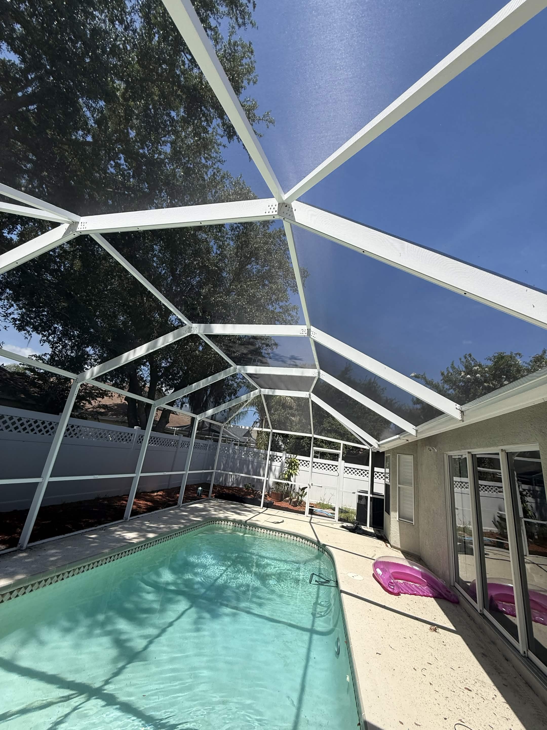 Luxury Florida pool enclosure