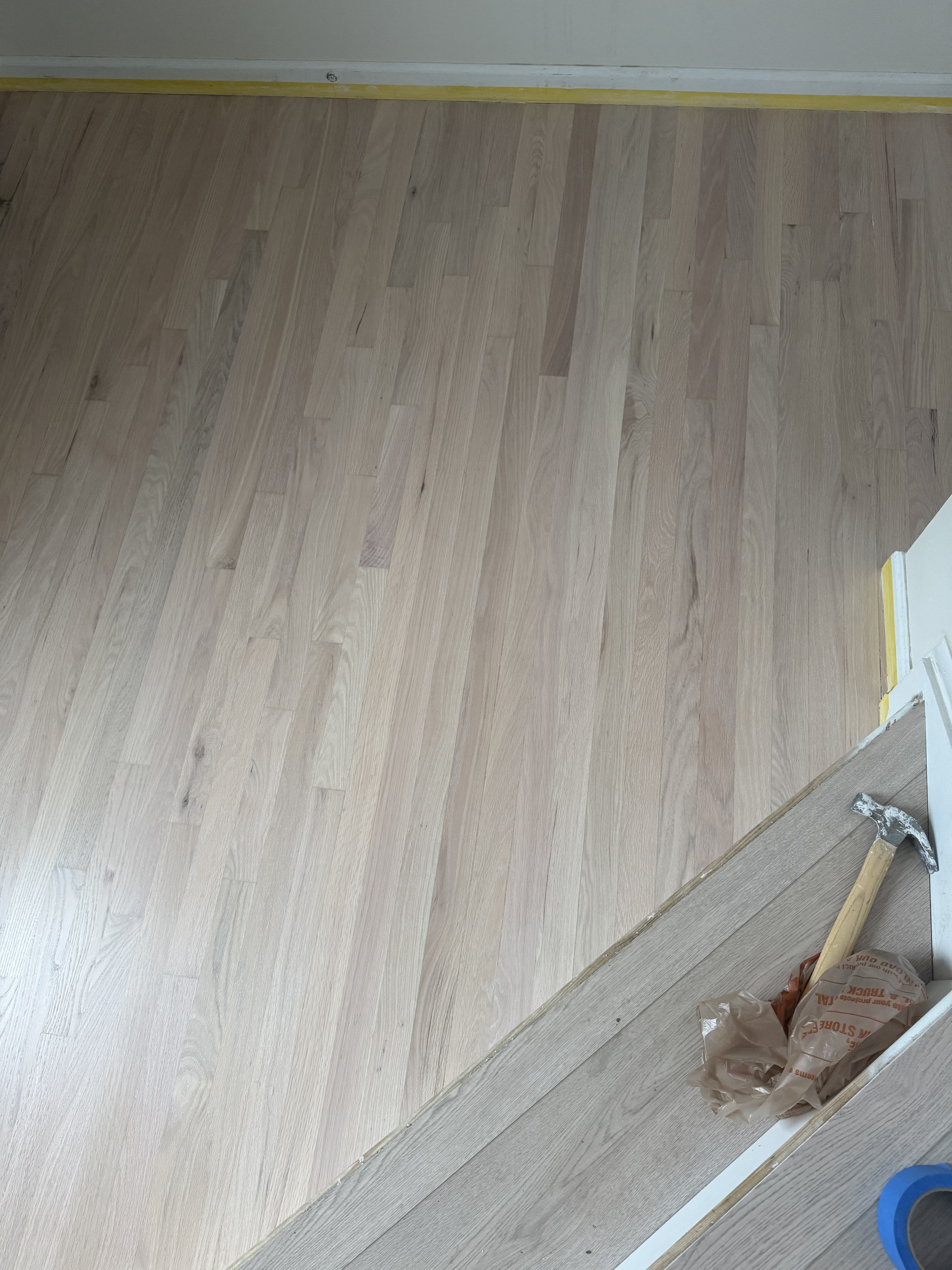 Hardwood floor after refinishing