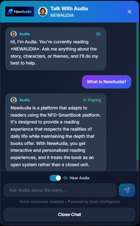 Ask Audia Interface