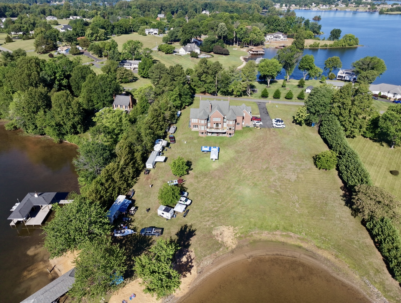 Brick estate · aerial