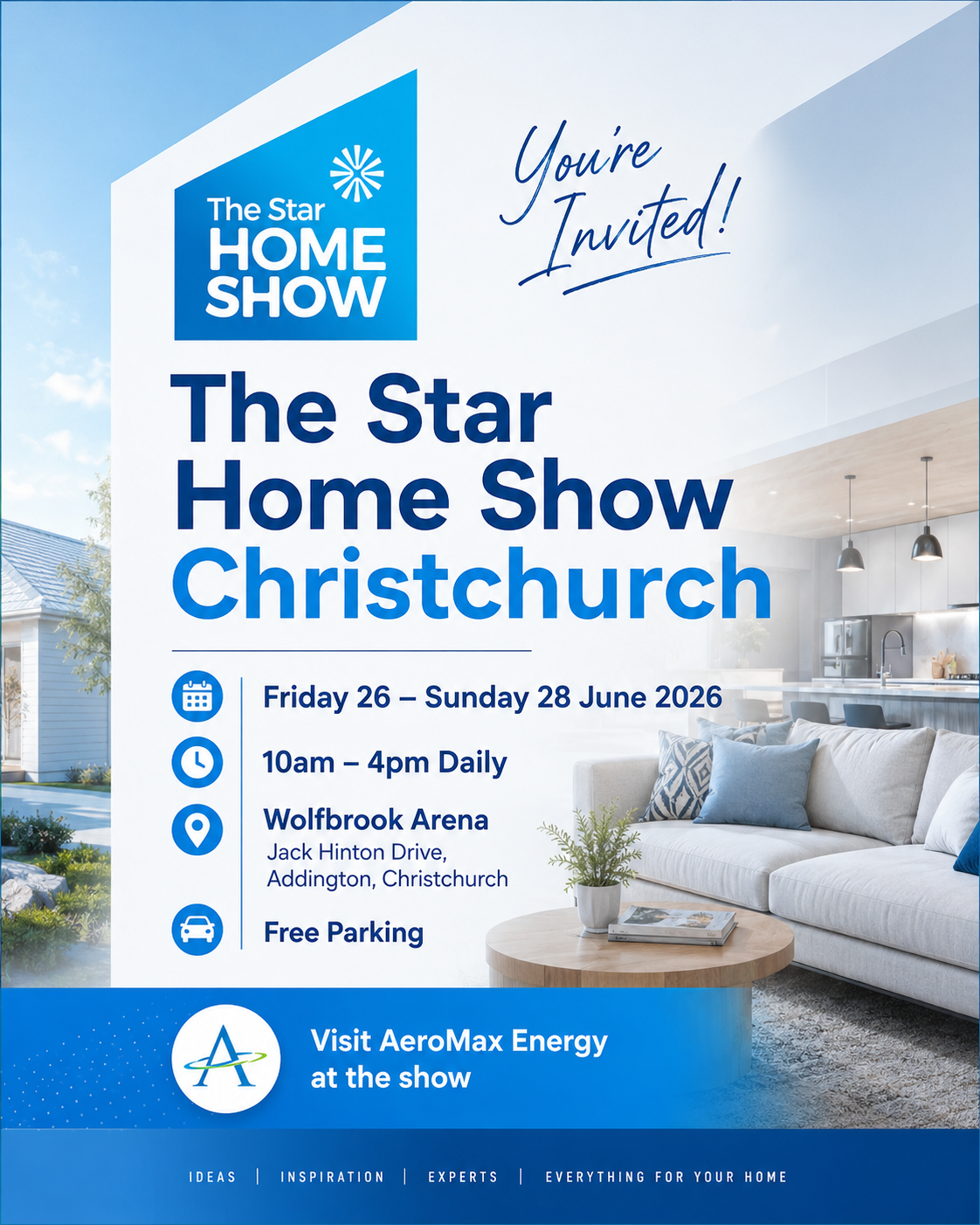 The Star Home Show Christchurch official event poster