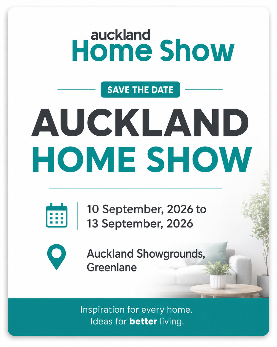 Auckland Home Show official event poster
