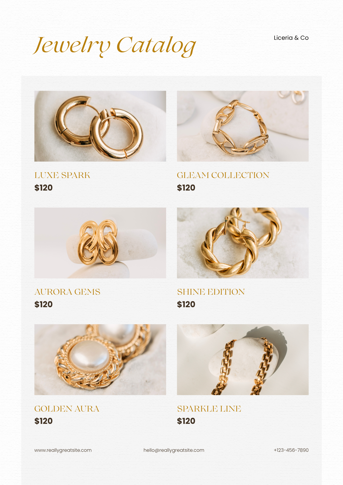 Liceria & Co — Jewelry Catalog