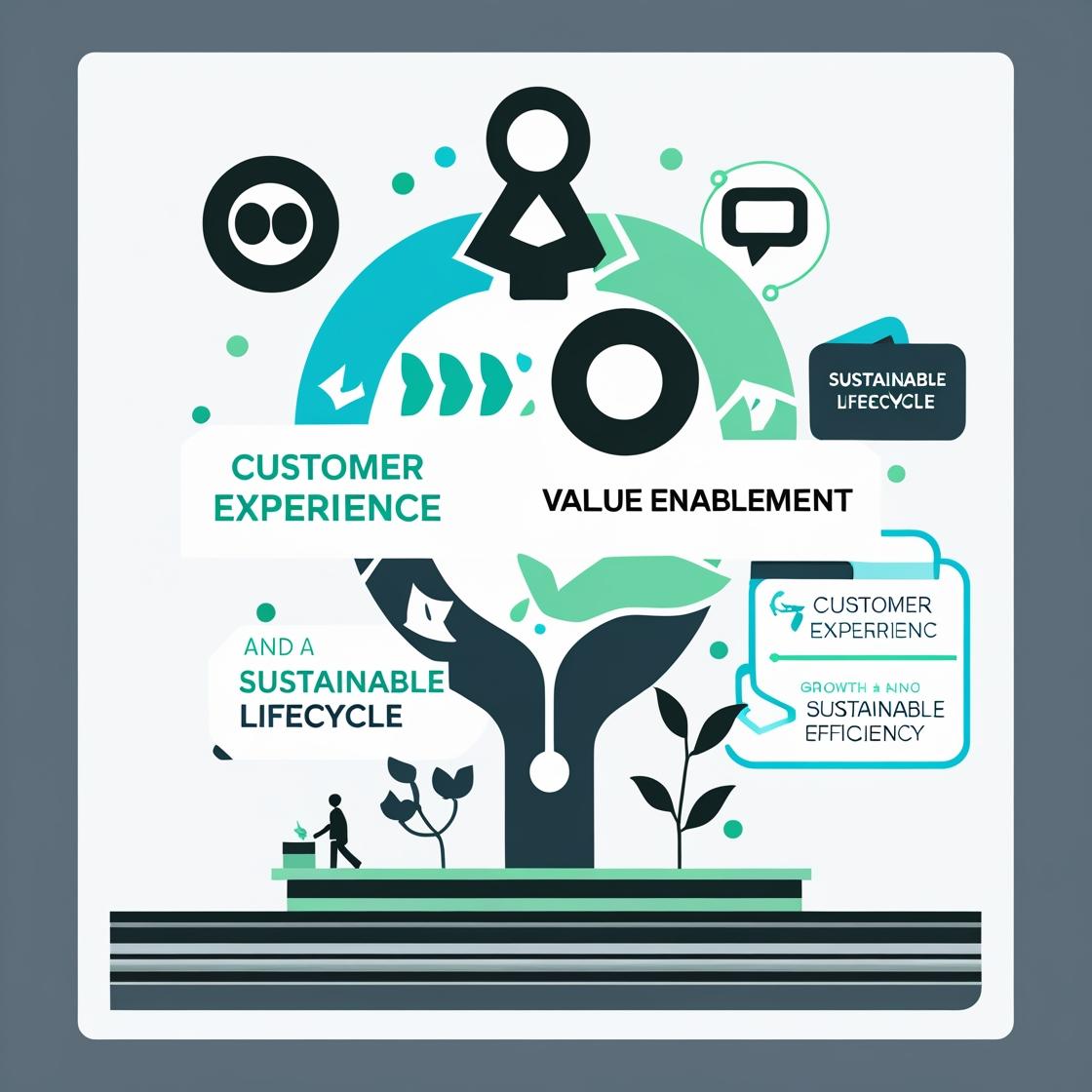 Value enablement, customer experience and sustainable lifecycle
