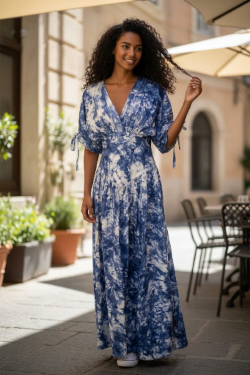 Robe Agbeke — Bleu