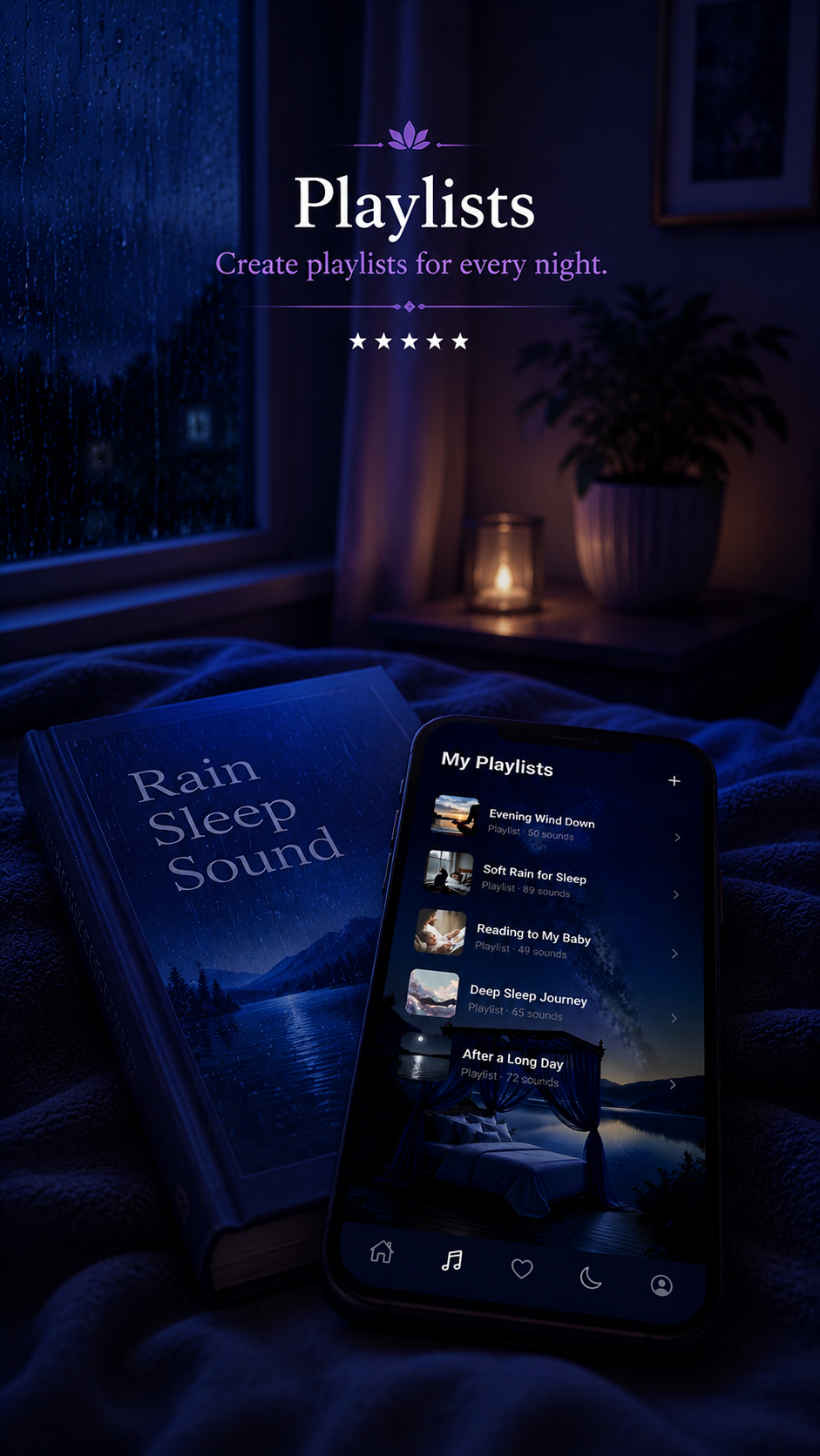 Playlists promotional visual