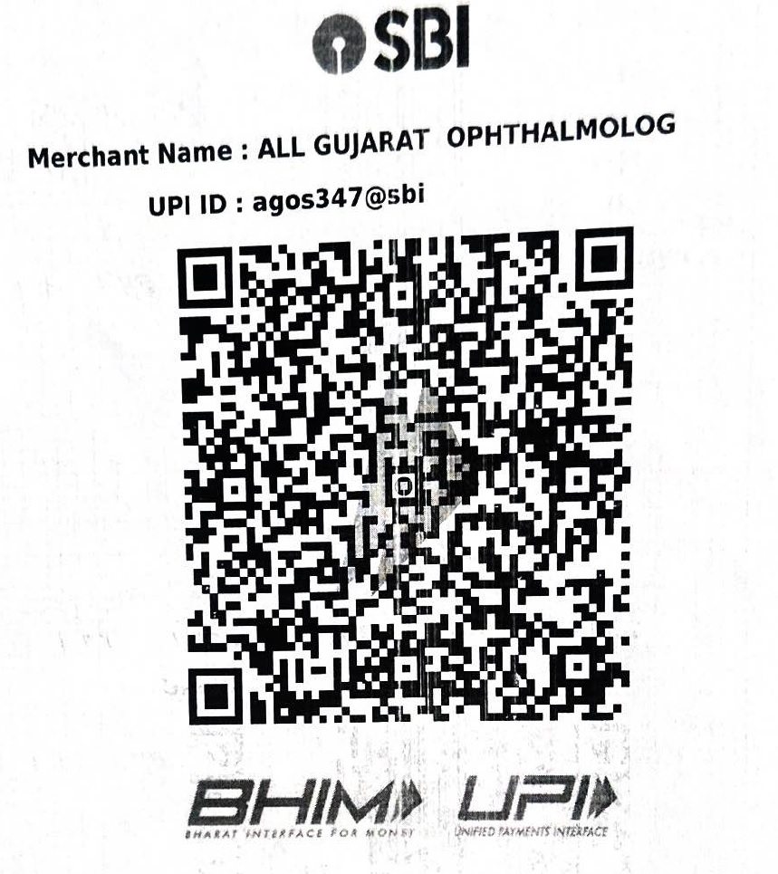 UPI QR Code - ALL GUJARAT OPHTHALMOLOG