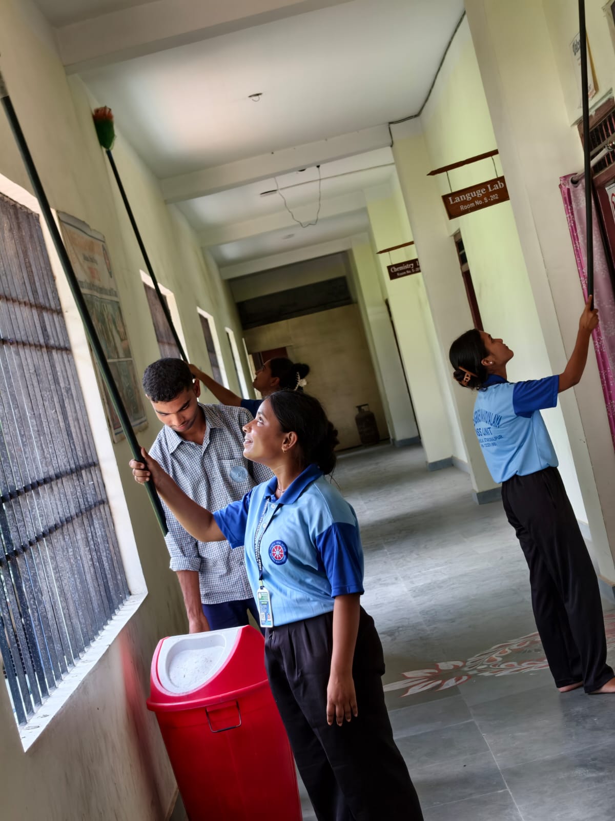 Notice Board Refresh & Corridor Cleaning