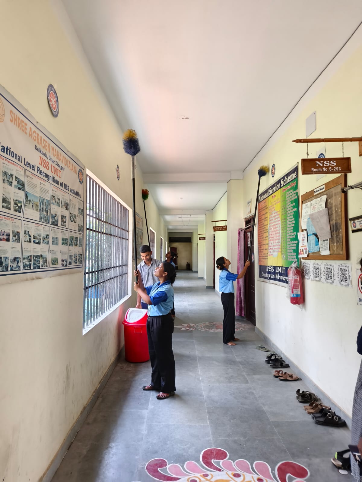Group Cleanliness Drive — S-203 Wing