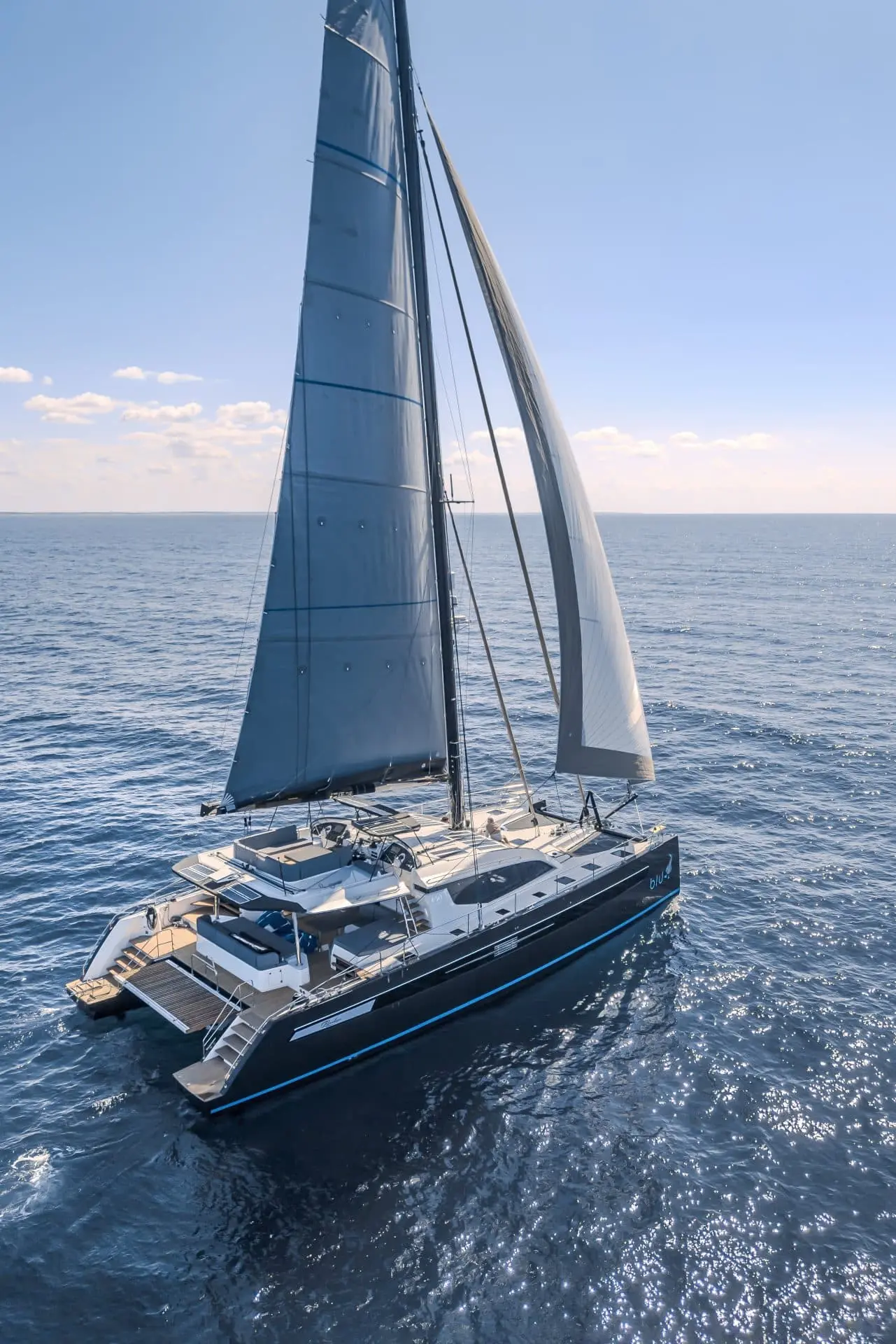 Luxury sailing catamaran
