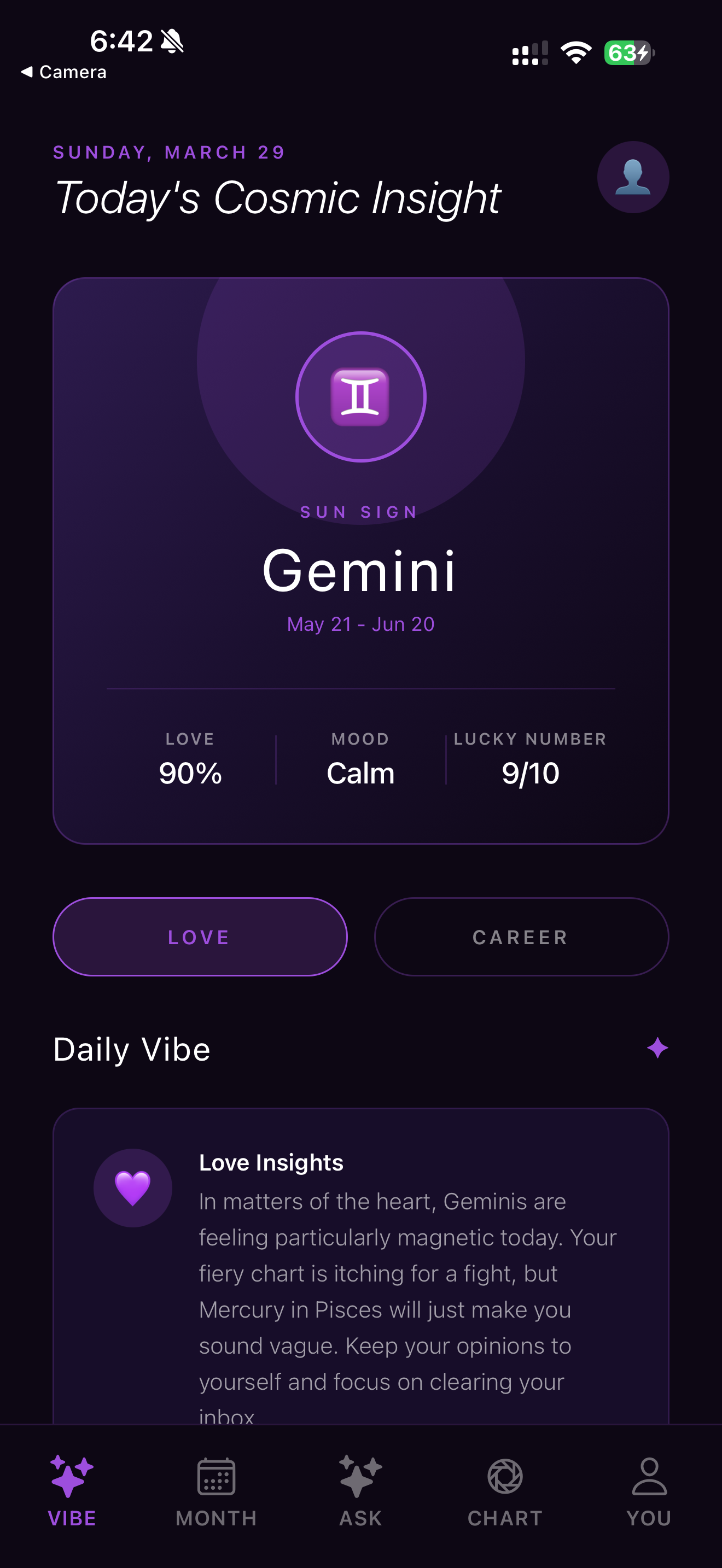 Cosmly Dark Mode