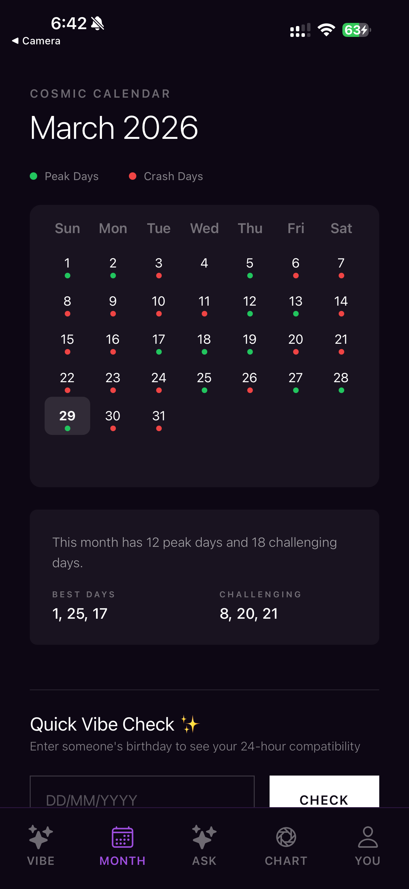 Cosmly Calendar