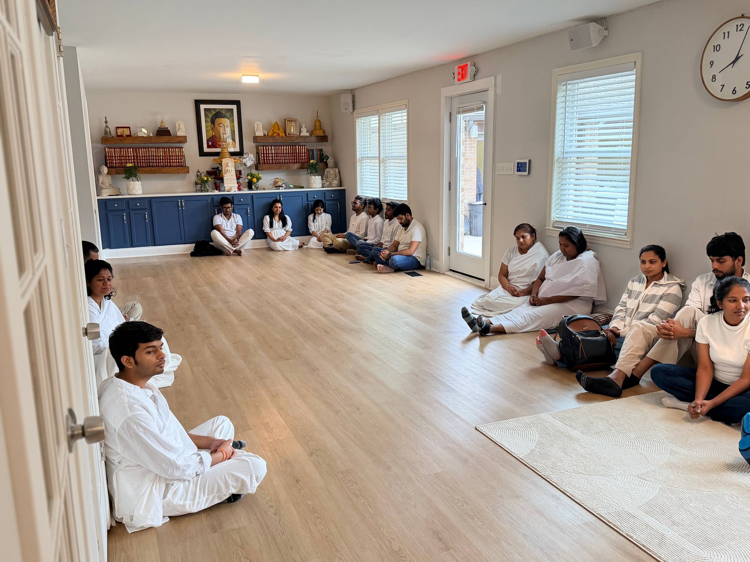 Meditation Hall on Vesak
