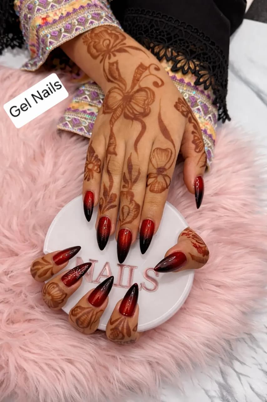 جل أظافر وحناء فاخرة في صالون السماح للسيدات العين